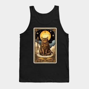 Cat Tarot Card Tank Top